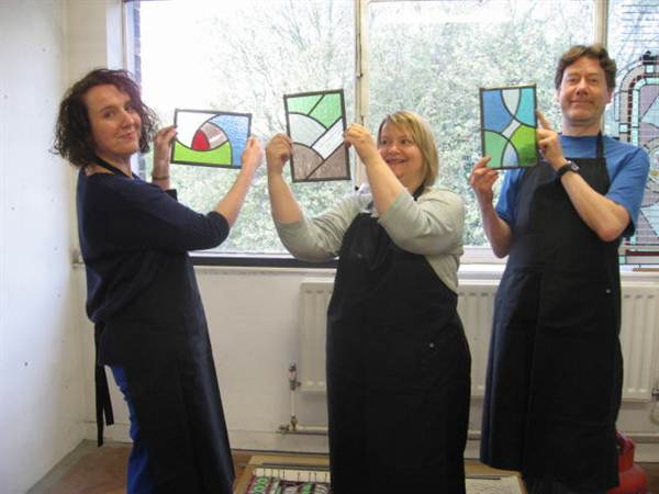 Stained Glass Students